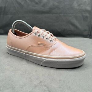 Vans Authentic‎ Pearl Leather Women’s 9.5 Sneakers Shoes Low Top